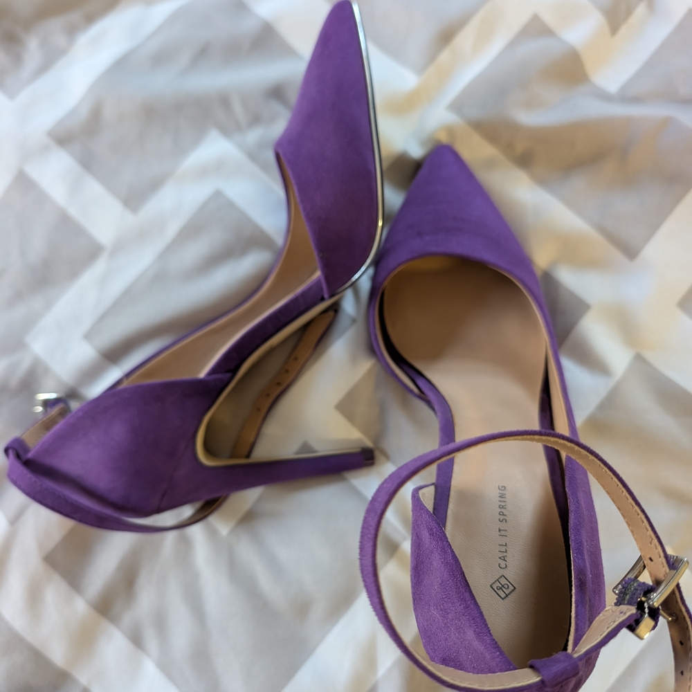 Call It Spring Women's Purple Heels